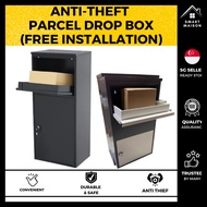 (Free Installation) Parcel Drop Box Anti-Theft Delivery Outdoor HDB Corridor Key Padlock