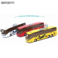 IESPOIR1T1 Extended Bus Toys Hobbies Bus Shape Light and Music Pull Back