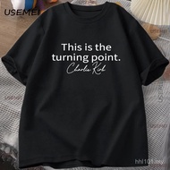 This Is The Turning Point Tshirt Charlie Kirk T-shirt Freedom Christian T Shirt Casual Cotton Short 