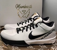 👟 Nike Zoom Kobe 4 “Mambacita” Gigi 耐磨防滑透氣 低幫實戰籃球鞋 男女同款 白黑色