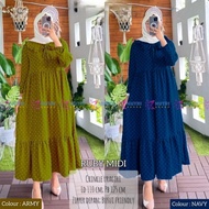 Ruby Midi Dress/Gamis/Baju Muslim Wanita/Baju Wanita