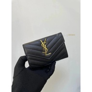 Caviar Style Saint Laurent YSL Card Holder Wallet Card Holder Wallet Coin Purse Card Holder Bag Wall