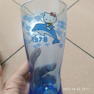 全新現貨7-11 Hello Kitty 凱蒂貓 40週年 經典玻璃曲線杯 430ML 玻璃杯