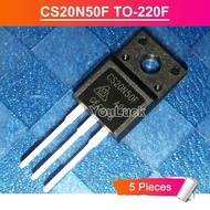 5pcs CS20N50F TO-220F 20A/500V N-Channel MOSFET Transistor New Original