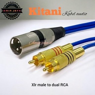 XLR male to RCA jack cable 1 to 5 meters long XLR male to female RCA cable