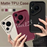 For HUAWEI Pura 90s Pro Max 5G Fashion Simple Pure Color Matte TPU Case For Huawei Pura 90 s Pro Max