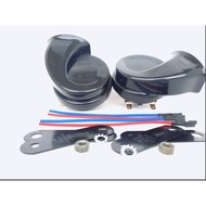 Set of 2 Mitra Q89 car chain horns with two voices 400HZ/500HZ for 12V cars with jack