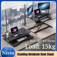 Standing Desk Lifting Table Computer Table Adjustable Monitor Stand Laptop Stand Riser Wooden Rack Laptop Stand Desktop