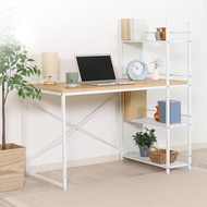 日本FUJI BOEKI 極簡工業風雙向側櫃書桌/工作桌-深64cm-DIY