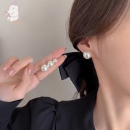 【E.five】 High-end Pearl Earrings Female Niche Design Sense Earrings Temperament Trendy Earrings E