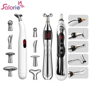 Salorie 5 Heads Electronic Acupuncture Point Pen Meridian Energy Pulse Stimulator Microcurrent Stick