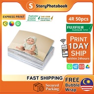 4R Photo Print 50pcs,Cuci Gambar 4R 50pcs Package (Fujifilm Photo Paper)