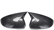 Car Rearview Mirror Cap For Hyundai For Tucson 2015-2020 2016 2017 2018 2019 Car Rear View Mirror Side Cover Trim Frame Sticker Side Mirror Caps (Color : Carbon)