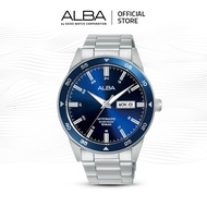 ALBA Jam Tangan Pria AL4593 Automatic Stainless Steel Silver Watch