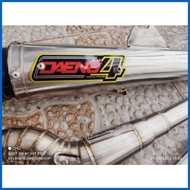 ℗ ๑ ☜ DAENG SAI4  PIPE WITH SILENCER  FOR SMASH 115 / WAVE 100 / XRM 110