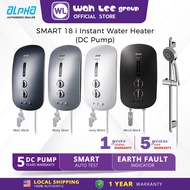 ALPHA SMART 18E / SMART 18i Instant Water Heater Shower ( DC Pump / Non Pump) WAH LEE STORE