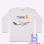 Singapore AIRLINES Long-Sleeved T-Shirt For Kids