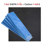 แผ่นกรองอากาศ DAIKIN รุ่น MC707VM-S/W มี 5 ชิ้น แผ่นกรองไดกิ้นสำหรับเครื่องฟอกอากาศ ราคาถูก