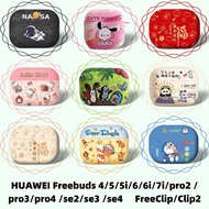 For Huawei freebuds 4/5/6/5i/6i/7i case Shockproof Headphone Case Cover Huawei freebuds 5i/6i case S