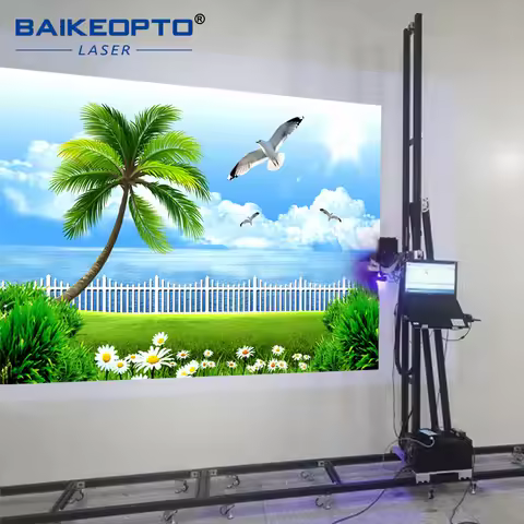 Portable AI 4K Wall Printing Machine Auto Folding Wall Printer/3D Background Wall Indoor Outdoor PVC