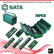 Sata Tools 70pcs Cantilever Mechanic Tool Chest & Tray Set 95104A-70