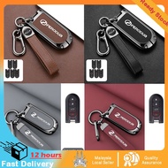 【12h Shipping】Perodua Bezza / Aruz / Axia / MYVI 2018 - 2021 Premium Car Key Cover Case Casing Luxur
