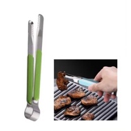 Korean Style BBQ Food Tong Stainless Steel Anti-Scalding Barbecue Tong Food