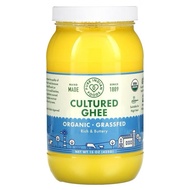 Pure Indian Foods, Organic & Grass-Fed Cultured Ghee Oil (425 g)