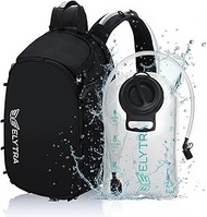 ELYTRA Hydration Pack with 2.5L Bladder | Customizable Rave Hydration Backpack | Hydro Pack for Fest