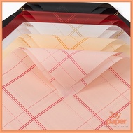 Large Checkered Cellophane Bouquet Paper KB6191
