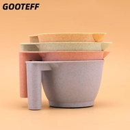 CARAMELOMA Coloring Mixing Dye Bowl, Large Capacity Wheat Straw Hair Dying Container,  DIY Styling A