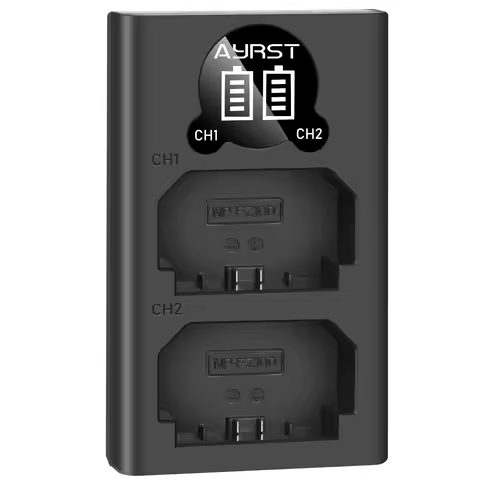 NP-FZ100 NPFZ100 Dual LED USB Battery Charger Compatible with for Sony A7III A7RIII a73 a7r3 A9 Came