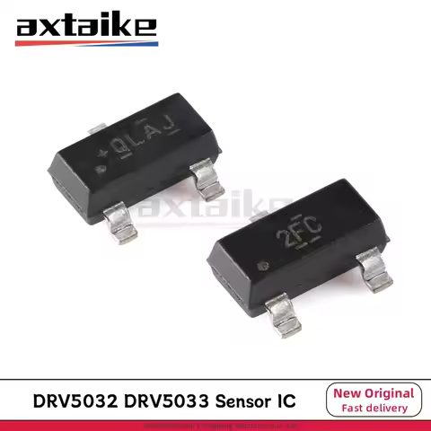 5PCS DRV5032 DRV5033 DRV5032FCDBZR DRV5033AJQDBZR SOT-23 1M7W 2FC +QLAJ 1J72 SMD Digital All Pole Sw