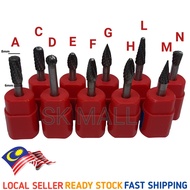 8x6x60mm 6mm Tungsten Carbide Burr Double Cut Single Cut Porting Tool Mata Korek Mata Porting