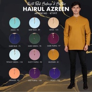 kurta teluk belanga e buttons(HAIRUL AZREEN)baju raya pkp/kain selesa/fit/baru melayu/mudah dan kain