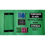 Full Xperia 3D Tempered Glass XZ1, XZ2, XZ1c, XZ2c, XZ1 Compact, XZ2 Compact, XZ2P, XZ2 Premium