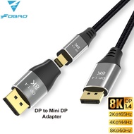 Mini DP to DisplayPort 8K Cable DP1.4 Bi-Directional Conversion Transmission Cable 8K@60Hz 4K@144Hz for  Air Projector