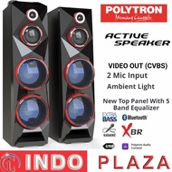 speaker aktif bluetooth polytron pas-8c28 (khusus medan)