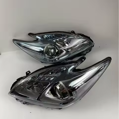 2Pcs Car Head Lamp Assembly For Toyota Prius ZVW30 2012 2013 2014 2015 Front Headlight