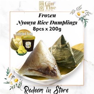 [Gin Thye Digital] Free MSW Durian Ice Cream [Bundle of 8] Frozen Nyonya Pork Rice Dumplings Bak Chang [Redeem in store] Takeaway