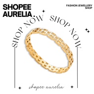 (13-18cm) GT194 COLEK Titanium Bangle Gelang Rantai Tangan Gift Wedding Jewellery Gold Silver Bracel