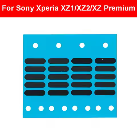 Top Bottom Dust Net Ear Speaker Earpiece Mesh Grid With Adhesive Sticker For Sony Xperia XZ Premium 