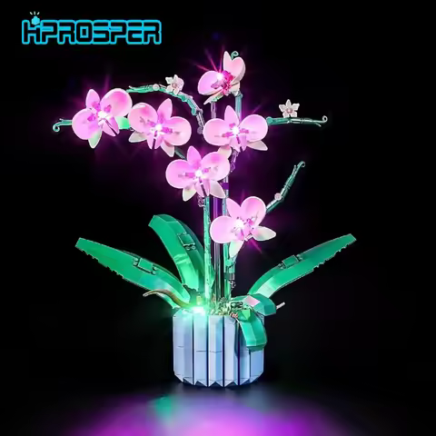Hprosper 5V LED Lights for lego 10311 Creator Orchid Decorative Lamp With Battery Box (Not Include L