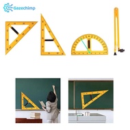 [Gazechimp] Math Geometry Ruler Compass Protractor Ruler Math Geometry Equipment for