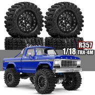 1.3" Metal Beadlock Wheel Tire 7mm Hex for 1/18 1/24 RC Crawler Car TRX4M SCX24 AX24 FCX24 FCX24M As