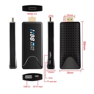 【Beverly】-H98 Mini TV Stick 2GB+8GB Android TV Stick Dongle H313 TV Box 4K HDR Network Player Portable Set Top Box