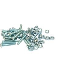 20คู่ สกรูเกลียวมิล หัวJP ขนาด3x15mm+น็อต ตัวเมียM3 น็อตตัวผู้ น็อตตัวเมีย สกรู