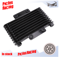 Motorcycle Radiator Oil Cooler 8-Layer Pitch M10/12 For Kawasaki KX250 Honda CRF250 Yamaha YZ250 Uni