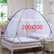 (COD) Kelambu kamar tidur 200x200 jumbo / kelambu lipat praktis/ kelambu lipat kotak jumbo 200x200 t