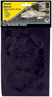 Woodland Scenics C1238 Weathered Rock Mold Weathered Rock Landscaping Plaster Gauge Z N TT H0 G WC12